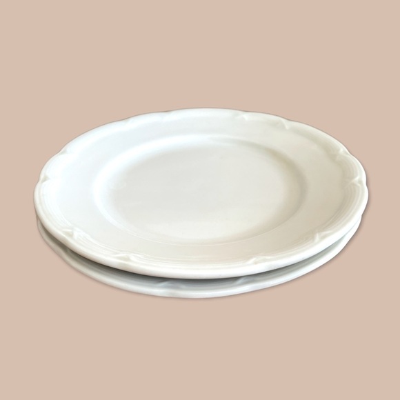 Vintage Bauscher Weiden Bavaria Germany Porcelain Saucer Two Pieces - Picture 5 of 7